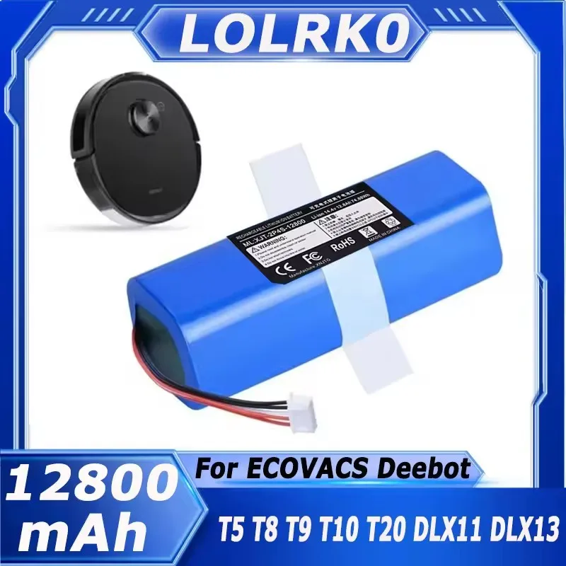 Аккумулятор 14 8 В 12800 мАч для Ecovacs Deebot LOLRKO