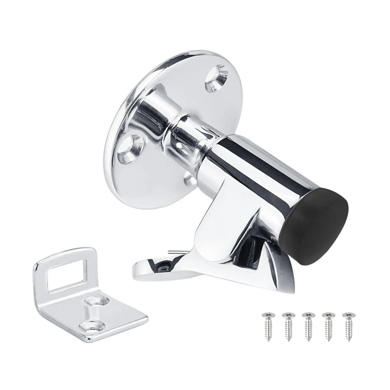 

Marine Door Stop & Catch 304 Stainless Steel Door Stopper Doorstop, Door Hardware Accessory Silver