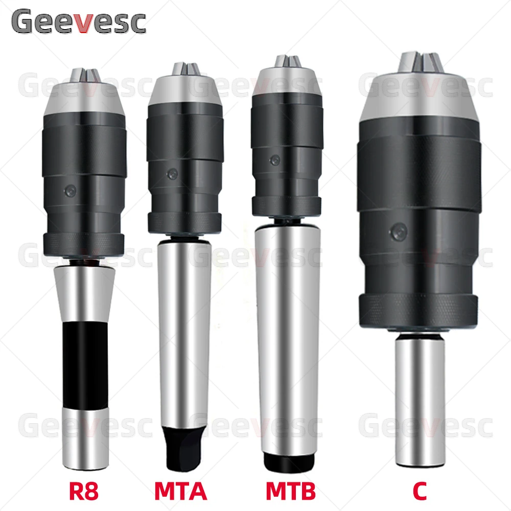 Auto B10 B12 B16 B18 B22 Tapper Morse Thread Shank Drill Chuck Arbor Lathe CNC machine Wood MT1 2 3 4 C6 8 10 12 16 20 R8 |