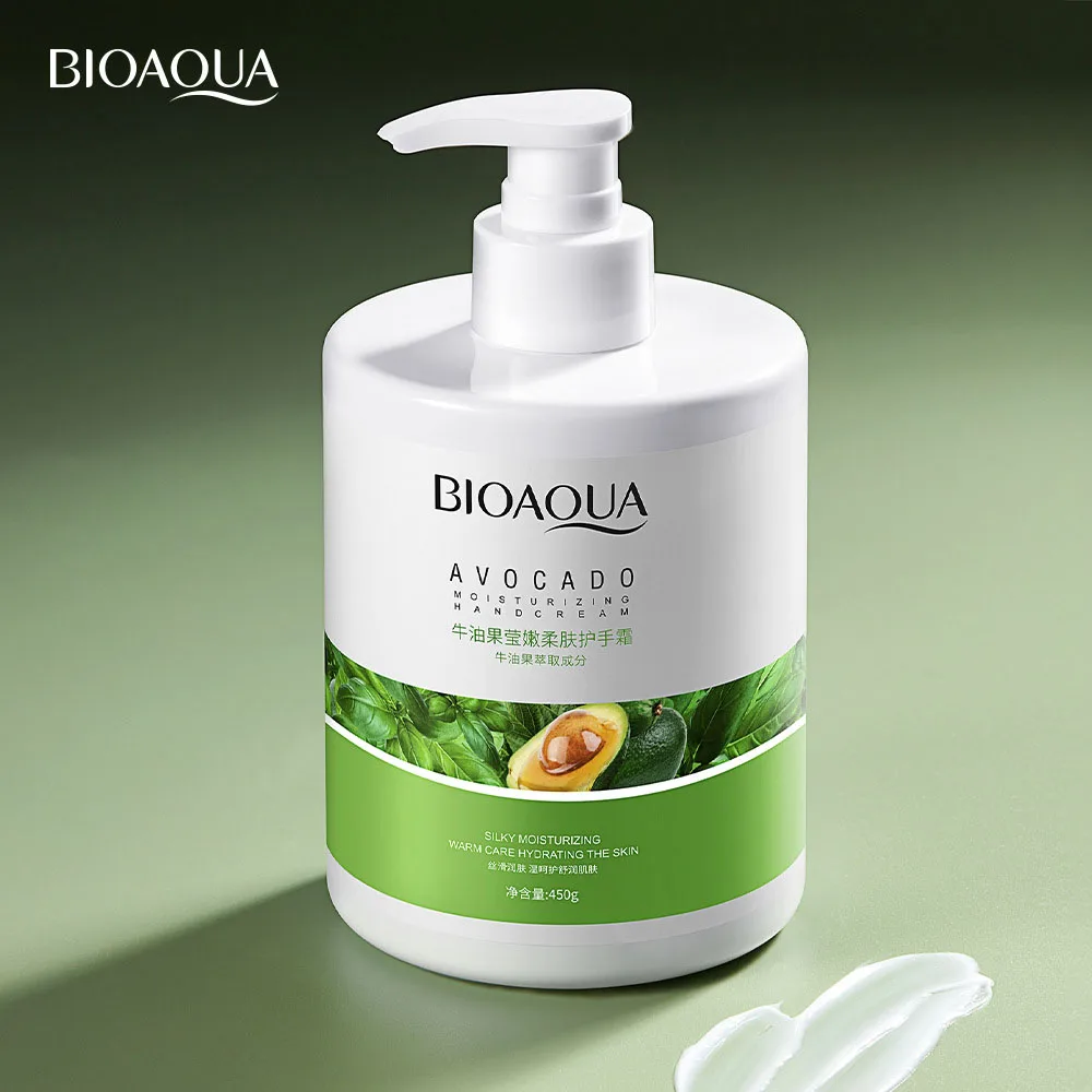 

450g BIOAQUA Avocado Hand Cream Moisturizing Anti Wrinkle Brightening Nourishing skincare Hand Lotion Hands Skin Care Products