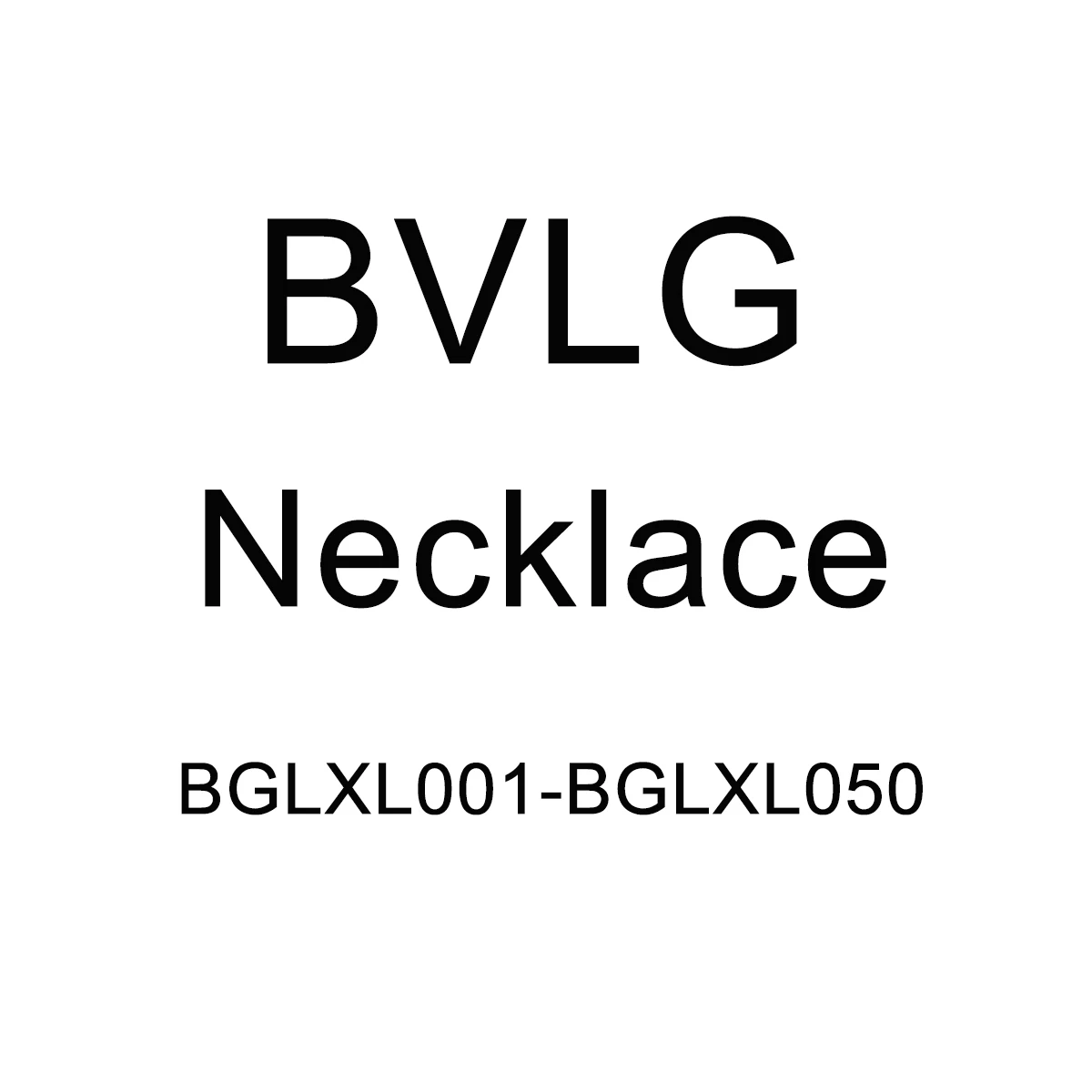 

BVLG XL001-050