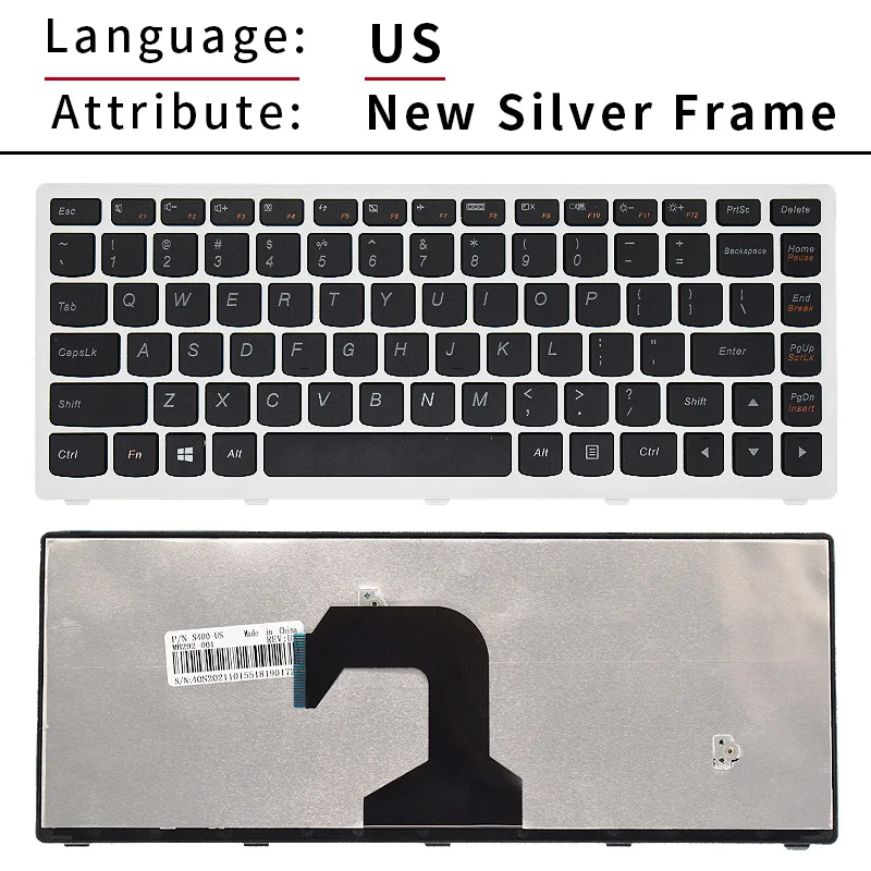 Фото Новая клавиатура для ноутбука Lenovo S300 S305 S400 S405 S415 S410 S435 S310 S436 S40-70 M40-35 L1000 I1000 №3
