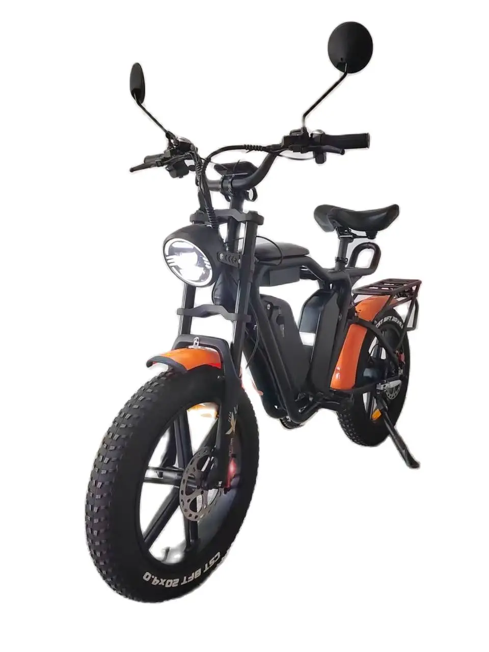 

Beach Bike 52V 1000W Motor 22AH*2 Dual Battery Full Suspension Hydraulic Brake yolin Electric Bike