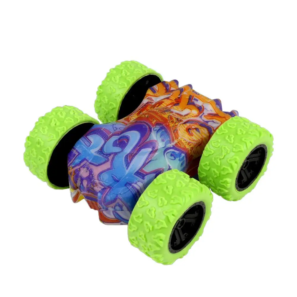 Мини-инерционная игрушка автомобиль для детей столкновение вращение на 360