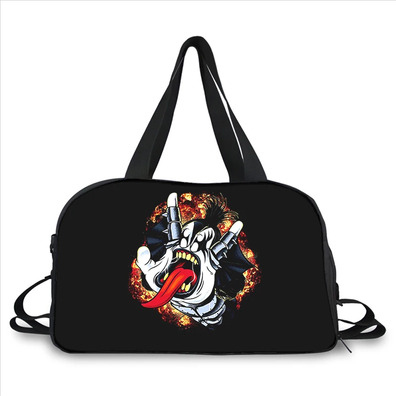 Santa Cruz Skateboards Art 3D printing fashion trend portable large capacity multi function messenger bag travel bag