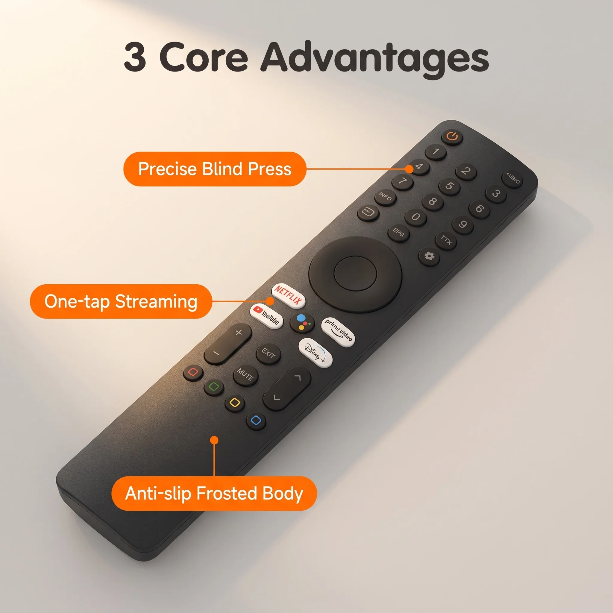 Фото Голосовой пульт дистанционного управления FAZV для Xiaomi XMRM-ML L55M7-Q2ME 4K QLED Android Smart TV №3