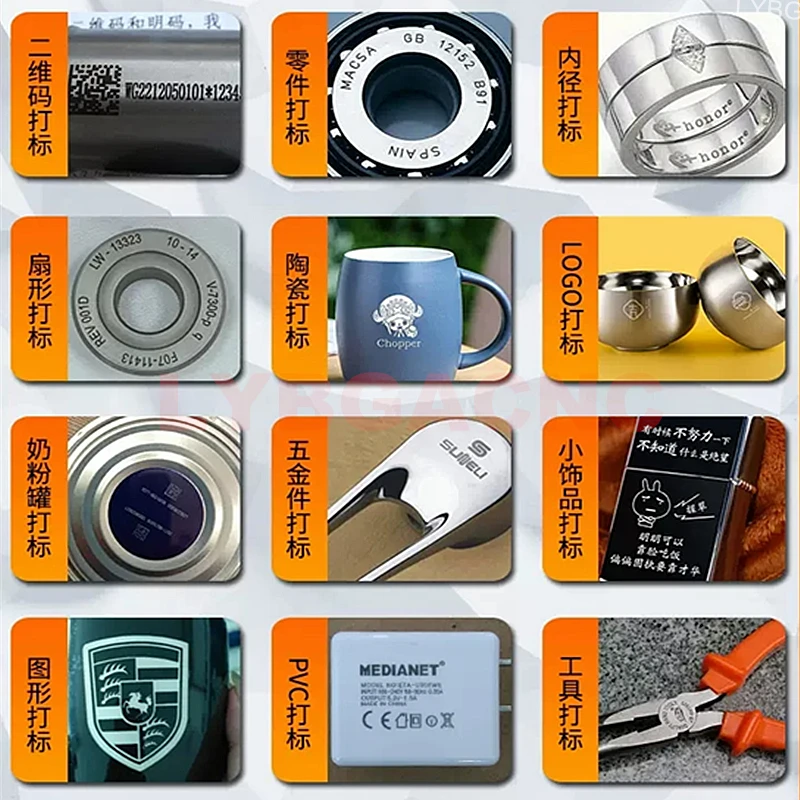 50 Вт Raycus настольный волоконный лазерный маркировочный станок 30 металлический