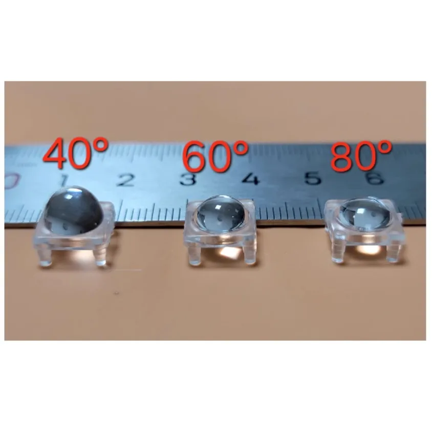 

5 шт., 10 мм, выпуклая линза XHP50 40 60, 80 градусов для 5050 3535 3030 Smd линза XML2 SST40 SST20, светодиодная линза, материал PMMA