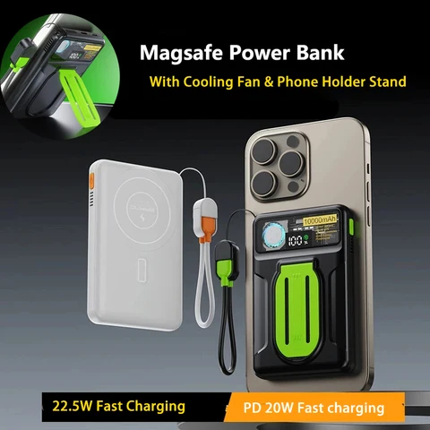 20000 мАч magsafe power Bank Магнитный портативный аккумулятор Qi Беспроводное быстрое зарядное устройство 22,5 Вт для iPhone Samsung Huawei Xiaomi Powerbank