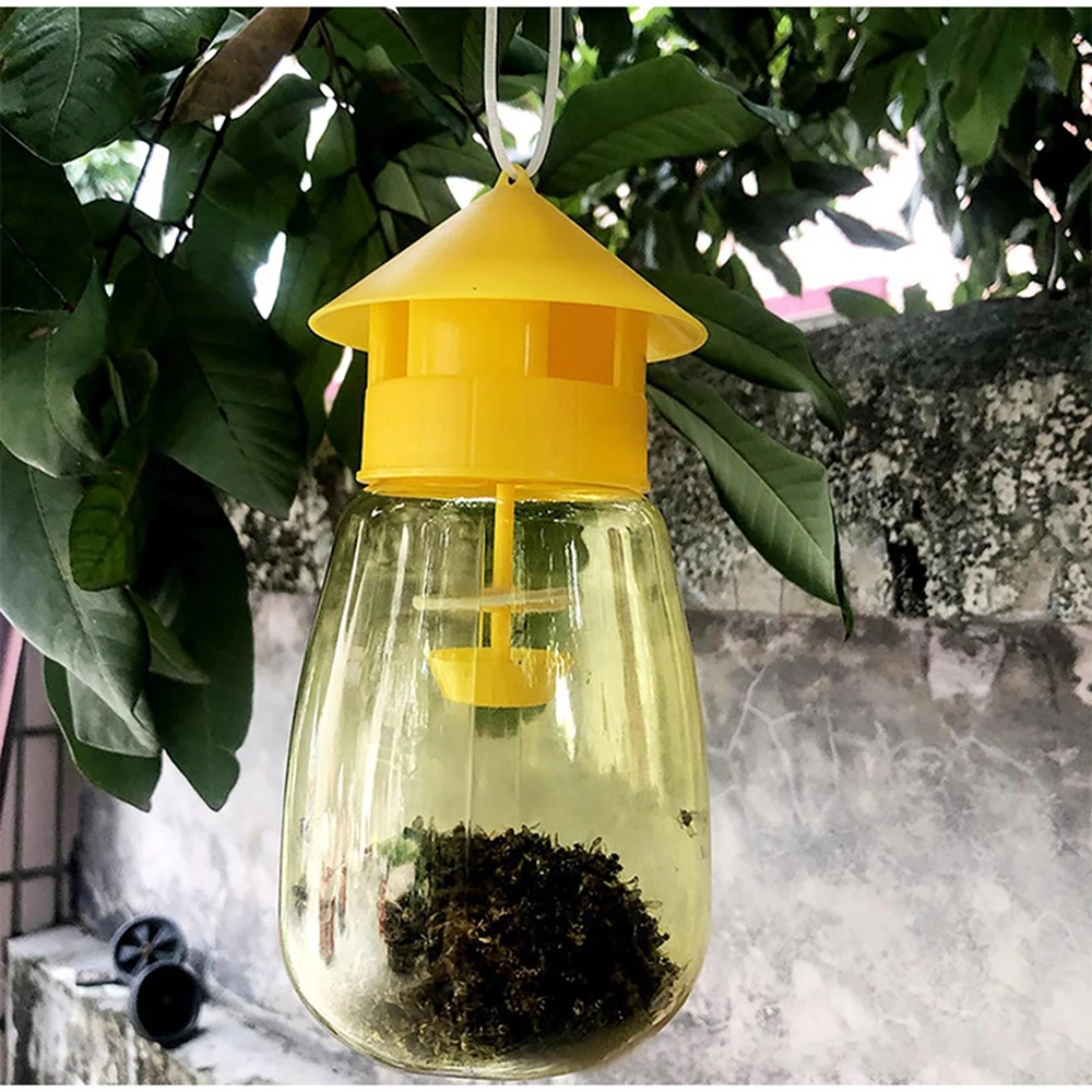 

Plastic Drosophila Trap Fruit Stalls For Home Farm Orchard Melon Fruit Insects Fruit Fly Bee Armyworm Attracting Trapping Agent