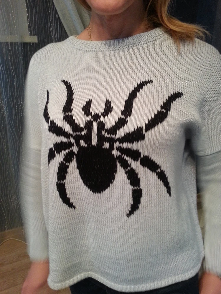 Купить Кофту С Пауком На Спине 4