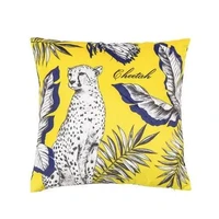 knysna tropical rainforest theme cushion cover in bright and vibrant colours