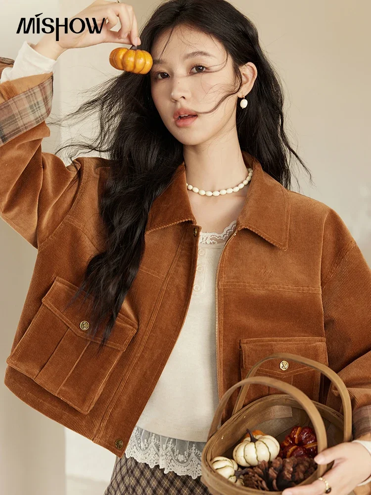 Женская вельветовая куртка MISHOW