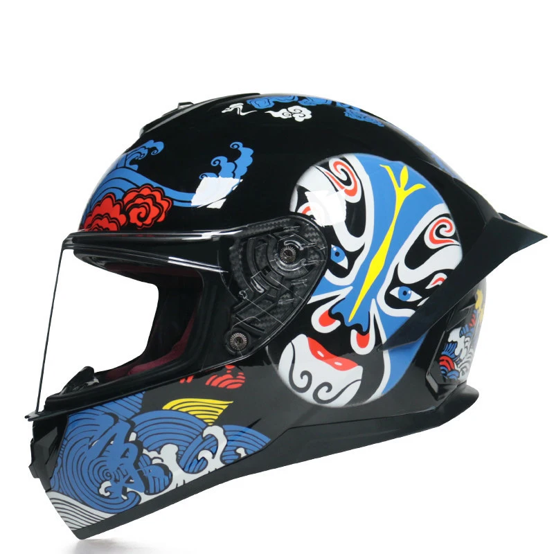 New Motorcycle Full Face Helmet Personalized Big Tail Track Full Cover Helmet Casco Moto Motorcycle Accessories Capacete De Moto enlarge