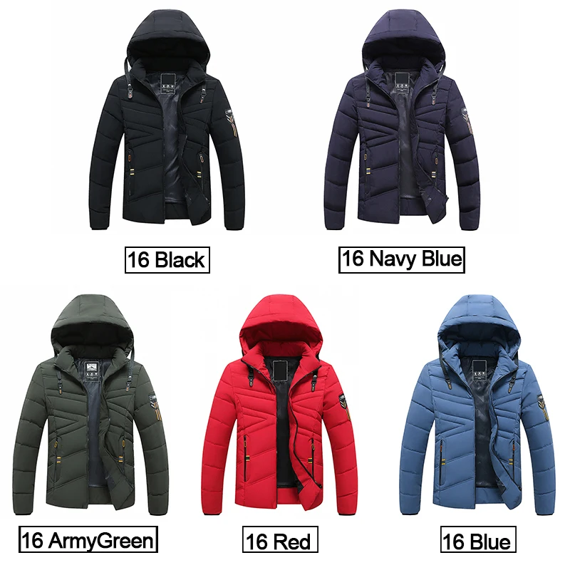 2022 Men Winter Parkas New Windproof Warm Thick Parkas Jackets Coat Men Autumn Outwear Fashion Hooded Classic Casual Parkas Men