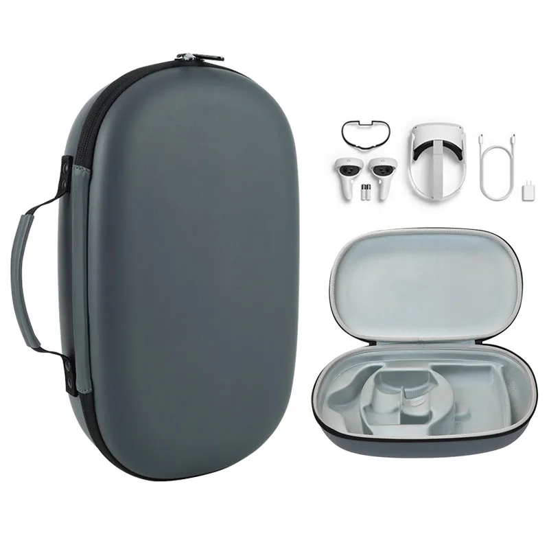

For Oculus Quest 2 VR Glasses Carrying Case Protable ShockProof Box EVA Storage Bag for Quest 2 VR Game Accessories