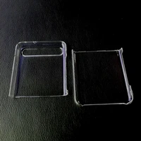 ultrathin transparent hard pc case for samsung galaxy z flip 3 5g back bumper shell clear cover
