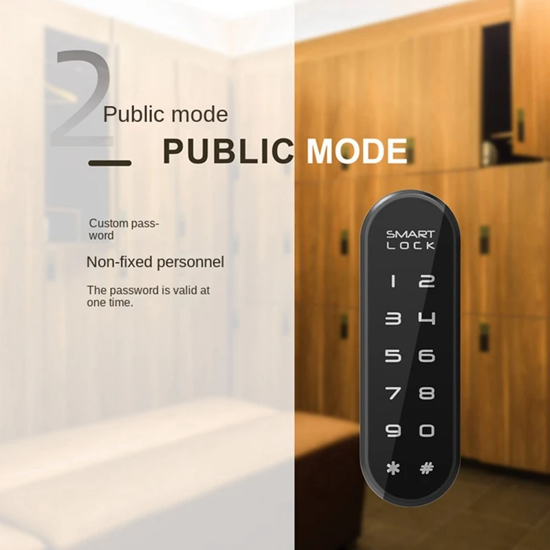 Новый замок с сенсорной клавиатурой и кодом электронный дверной 2 в 1 Умный Замок