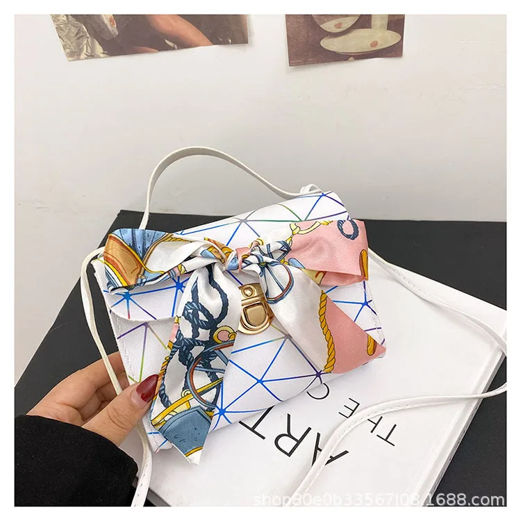 Women's silk scarf handbag ladies handbags2023 Southeast Asia foreign trade small bag small square bag women