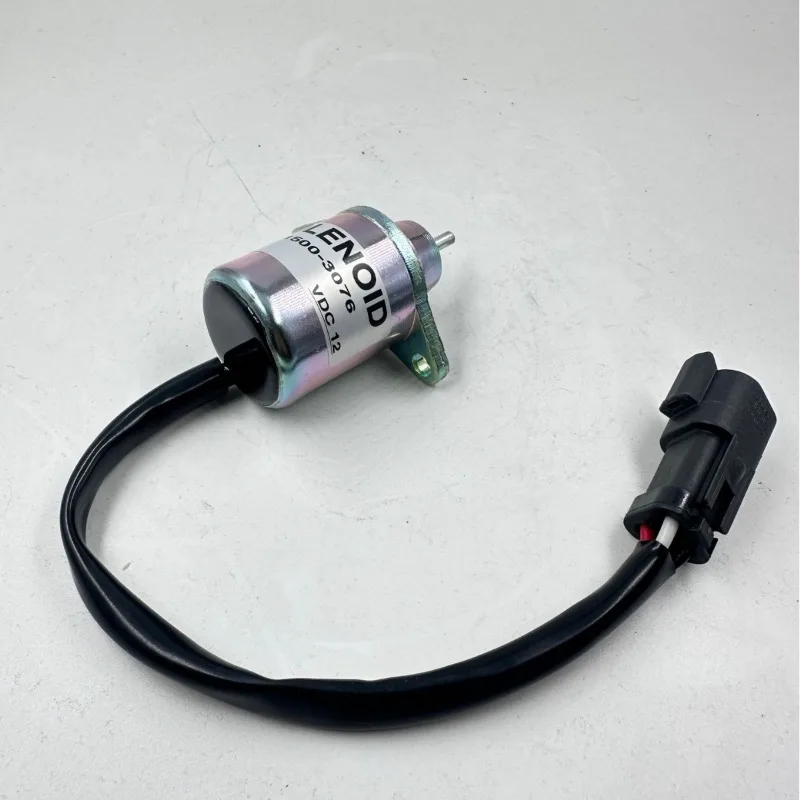 Фото Соленоид отключения подачи топлива для двигателя Yanmar 3TNE72 Thermo King TK249 12 В MD-100 41-6383 42-0100 41-4306 129486-77952 1500-3076 №3