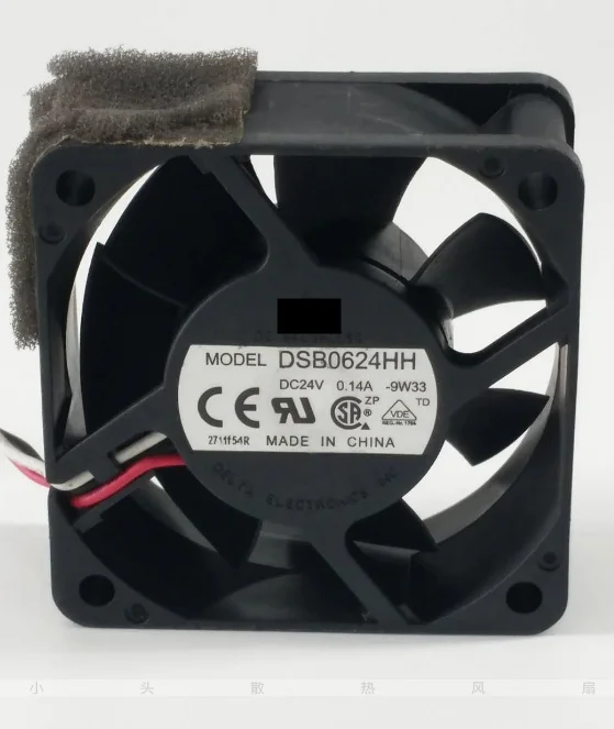 Новый оригинальный ультратихий охлаждающий вентилятор 6 см 6025 24 в а DSB0624HH |