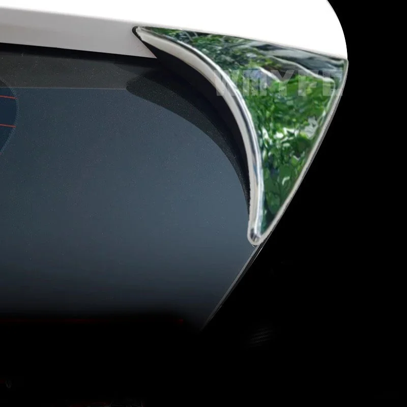 Для Mazda 3 BM/BN Hatckback 2014-2018 задний спойлер боковые накладки на окна хромированные