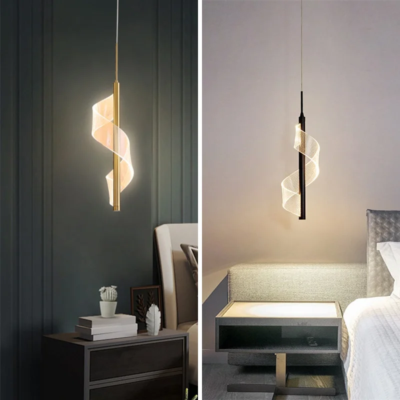 

Светодиодный подвесной светильник, черная лампа для столовой, кухни, Золотая люстра, освещение для магазина, потолочный светильник s 10 Вт, теплсветильник свет, светодиодный лампы