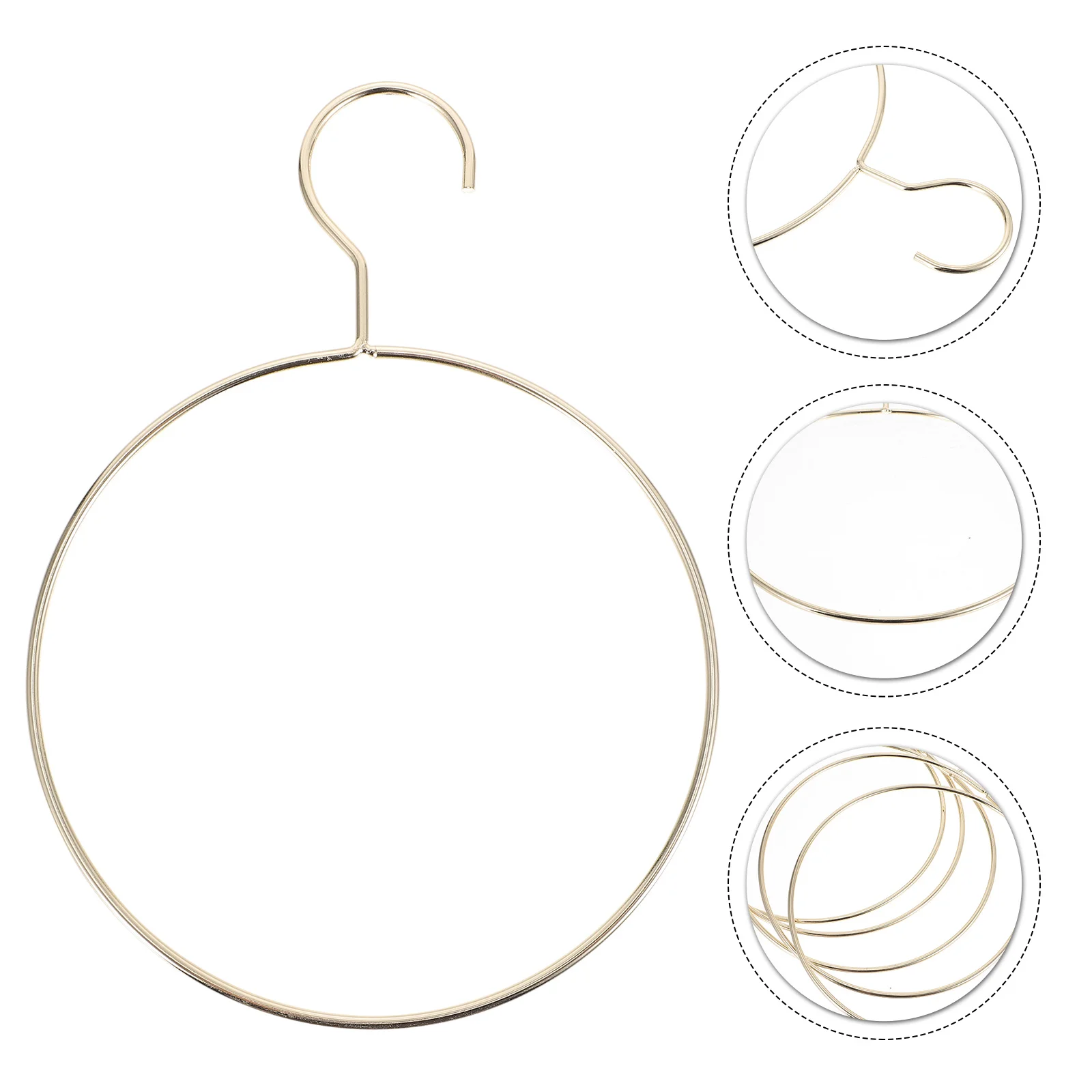

Hanger Scarf Hangers Rack Belt Closet Metal Clothes Round Ring Hanging Holder Wardrobe Tie Organizer Hooks Hook Towel Rings