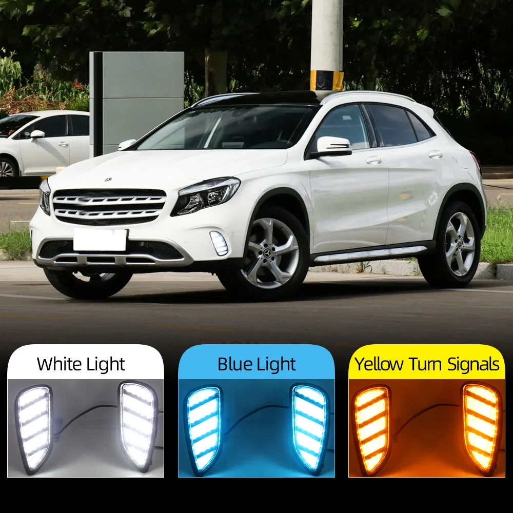 Новый! CSCSNL 2 шт. для Mercedes Benz GLA GLA180 GLA200 2015 2016 2017 2018 Автомобильные DRL светодиодные