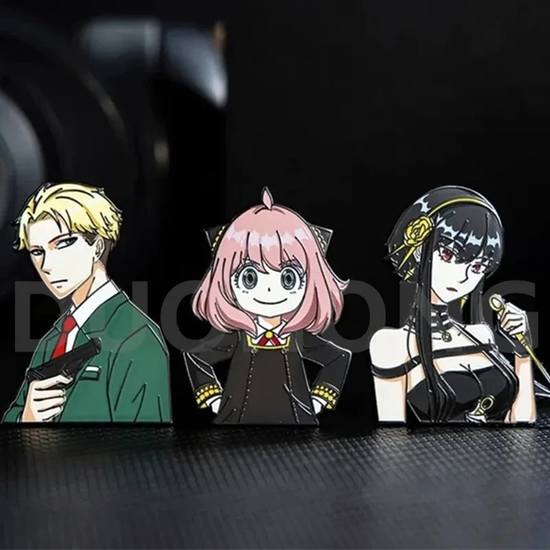 

Anime Spy X Family Yor Forger Anya Enamel Brooch Pin Brooches Lapel Pins Badge Denim Jacket Jewelry Accessories