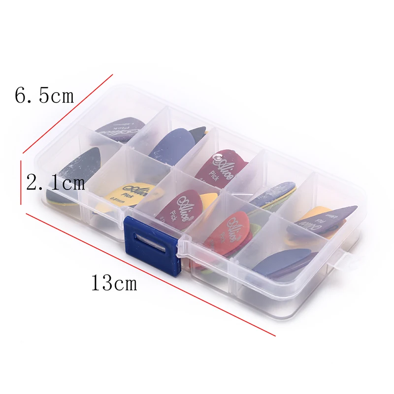 

30Pcs/Set Electric Guitar Pick Acoustic Music Picks Plectrum 0.58/0.71/0.81/0.96/1.20/1.50mm Thickness Guitar Accessories
