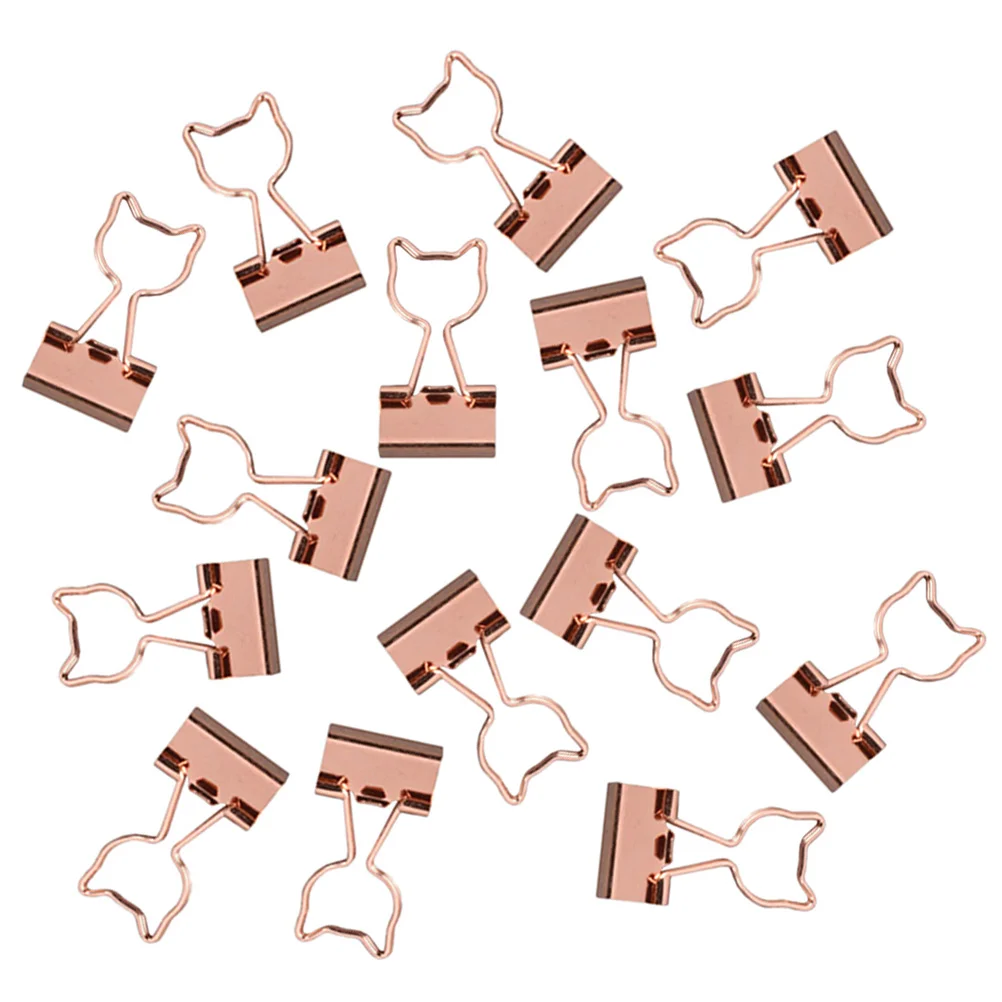 

Office Binder Paper Clip Holder Colored File Clips Long Tail Adorable Portable Fixing