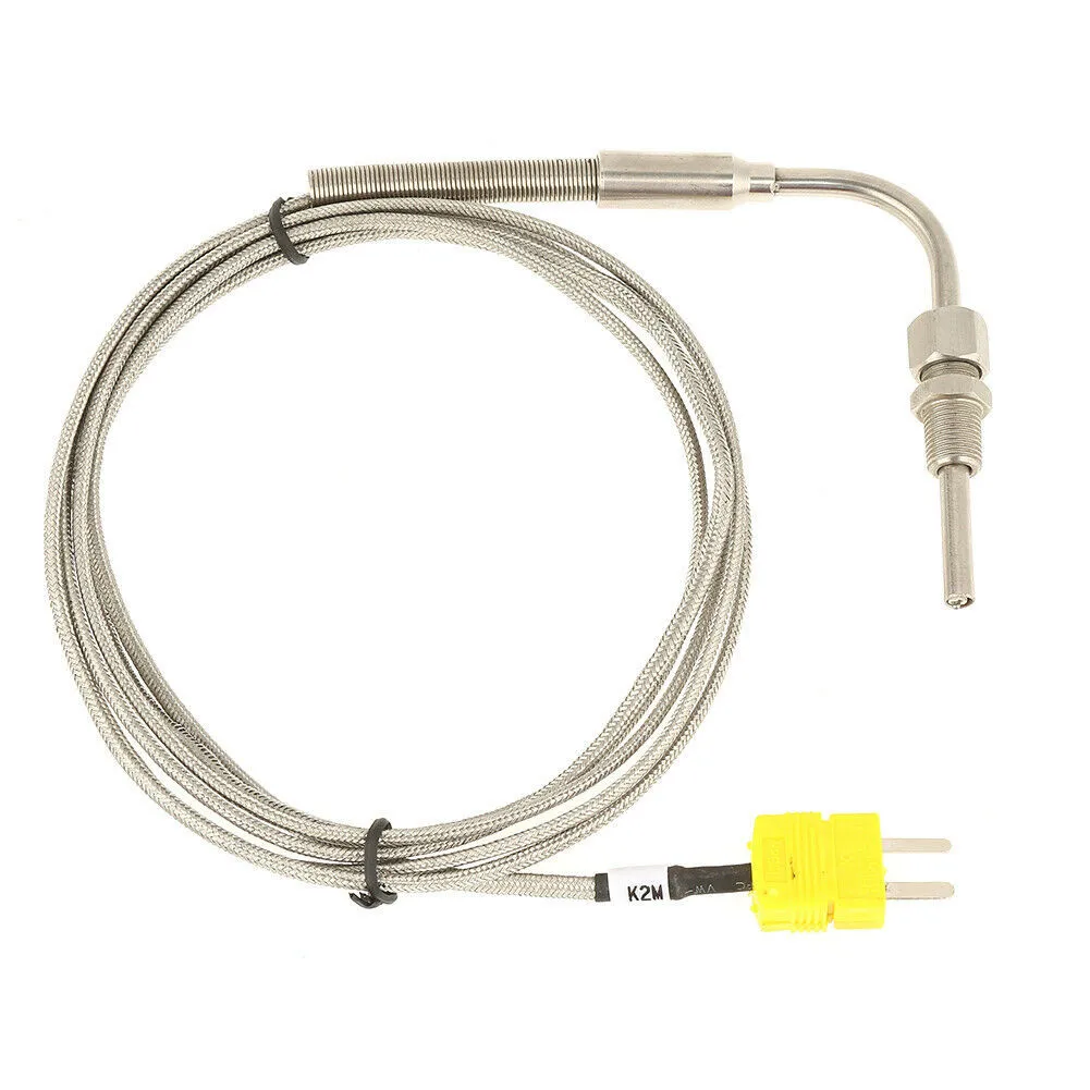 

EGT Mini K Type Connector Thermocouple Exhaust Probe High Temperature Sensors 1/8\" NPT Threads 0-1250℃ For Various Controllers