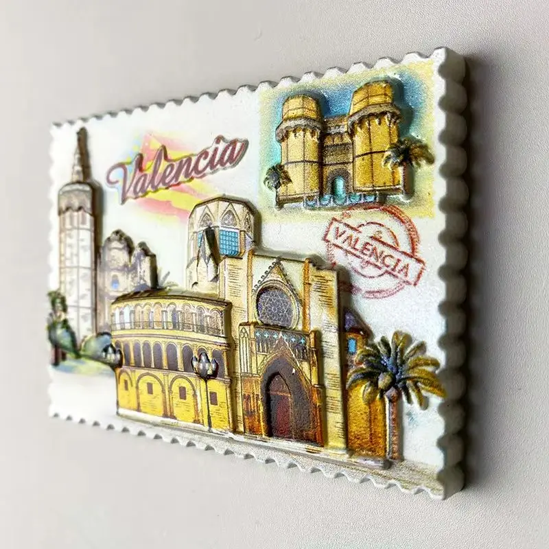 Валенсия 3D магниты на холодильник дорожные сувениры декоративные