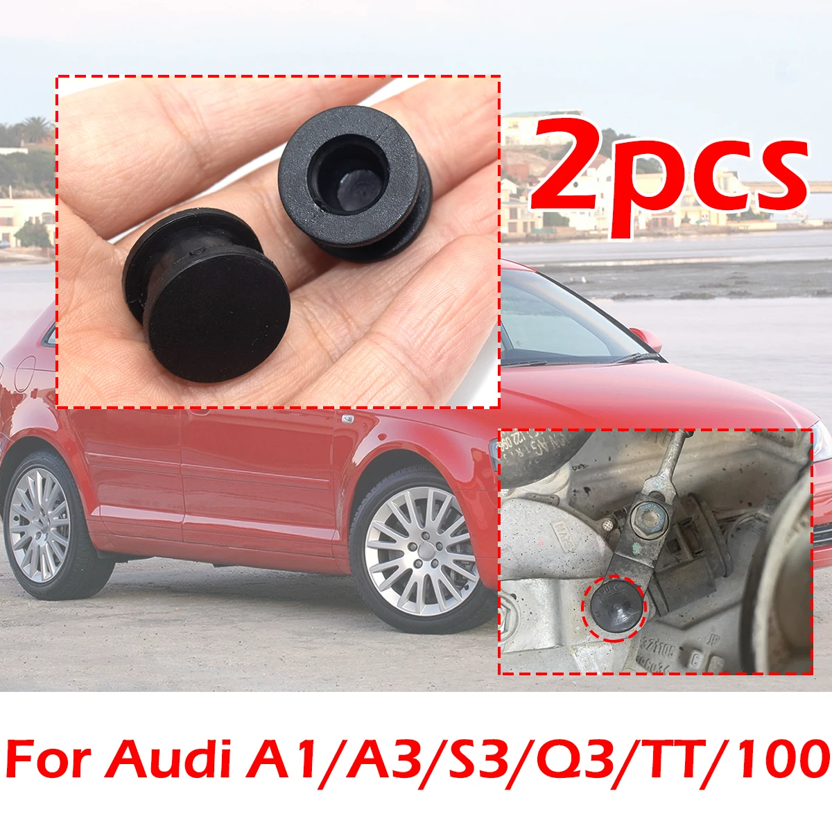 Фото 2 шт. для Audi A1 A3 S3 Q3 TT 100, конец троса переключения передач, соединительная втулка, замена 09G321397A, аксессуары для коробки передач №1