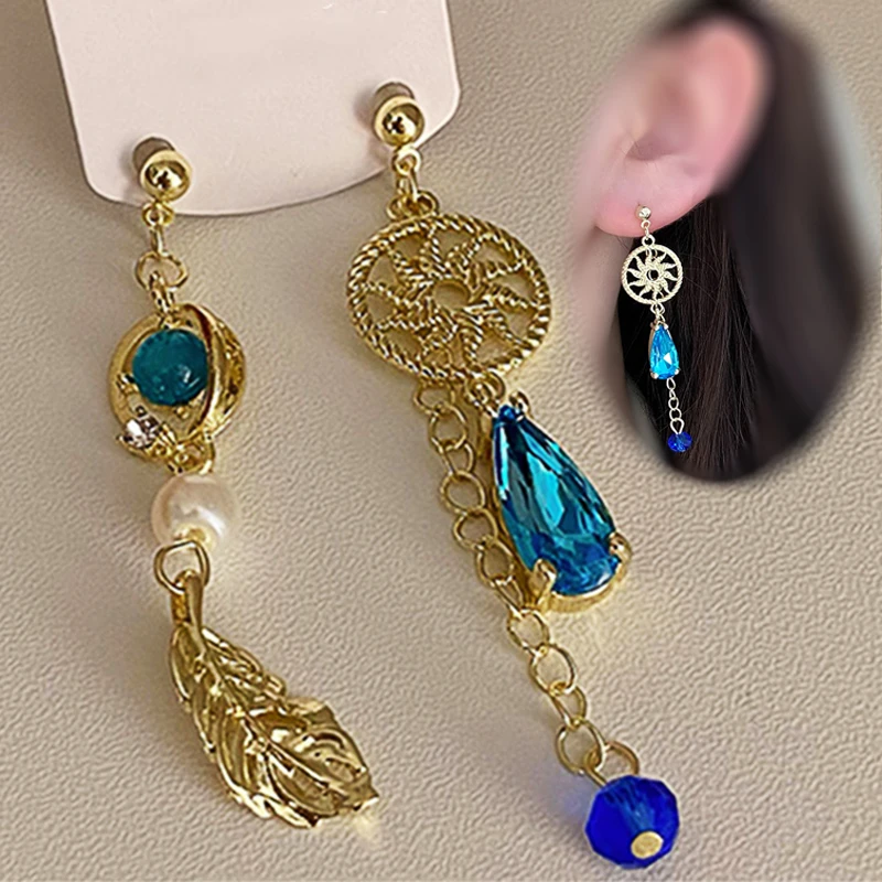 

Game Genshin Impact Balladeer Wanderer Cosplay Pendant Ear Studs Scaramouche Kunikuzushi Earring Jewelry Accessories Gifts