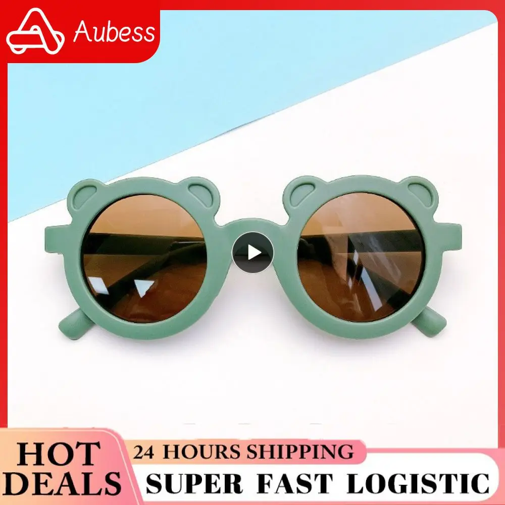 

Bright Kid Sunglasses Cute Glasses Sunshade Shades Boys Girls Sunglasses Summer Accessories Hiking Cartoon Frog Stylish Clear