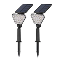 outdoor solar spotlights ip65 waterproof landscape spotlights garden lighting solar powered outdoor solar lamp for walkway