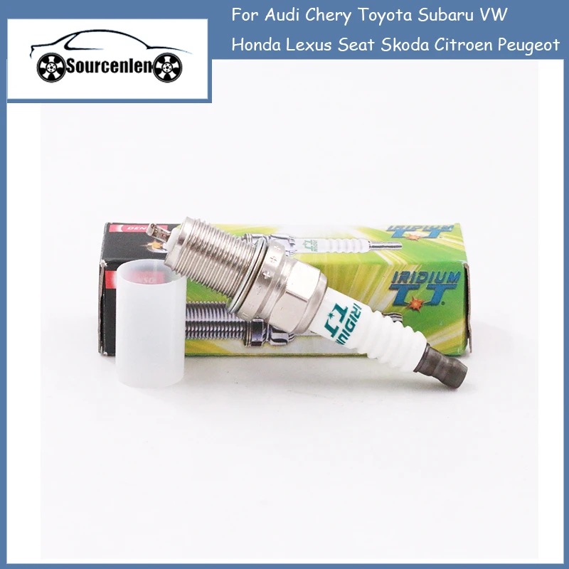 

4 шт., двойная иридиевая Свеча зажигания для Audi Chery Toyota Subaru VW Honda Lexus Seat Skoda Citroen Peugeot IK20TT 4702