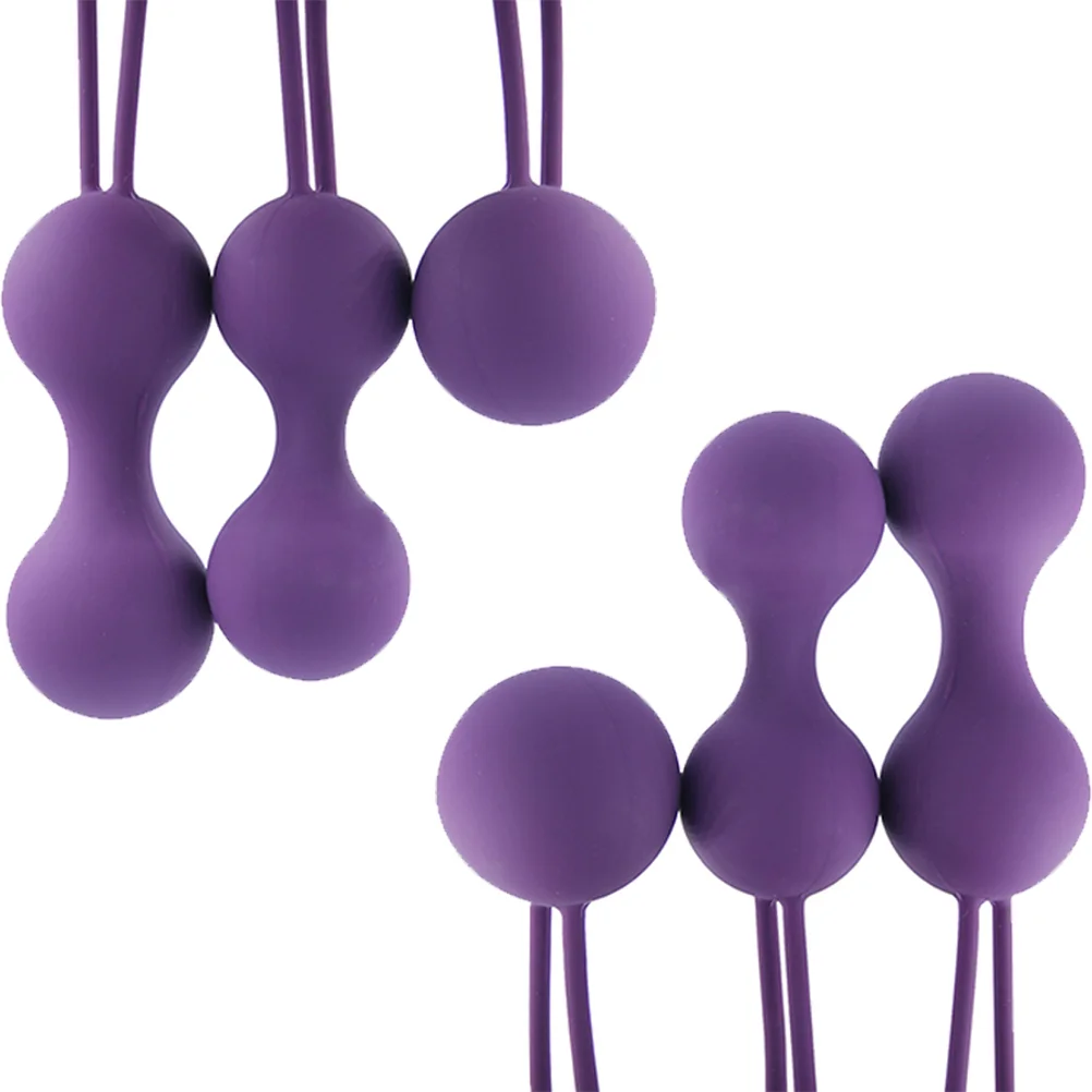 

3 Pcs Duotone Balls Kegel Cones Bead Kits Kegel Exercise Balls Una Sports Pelvic Floor Exercises