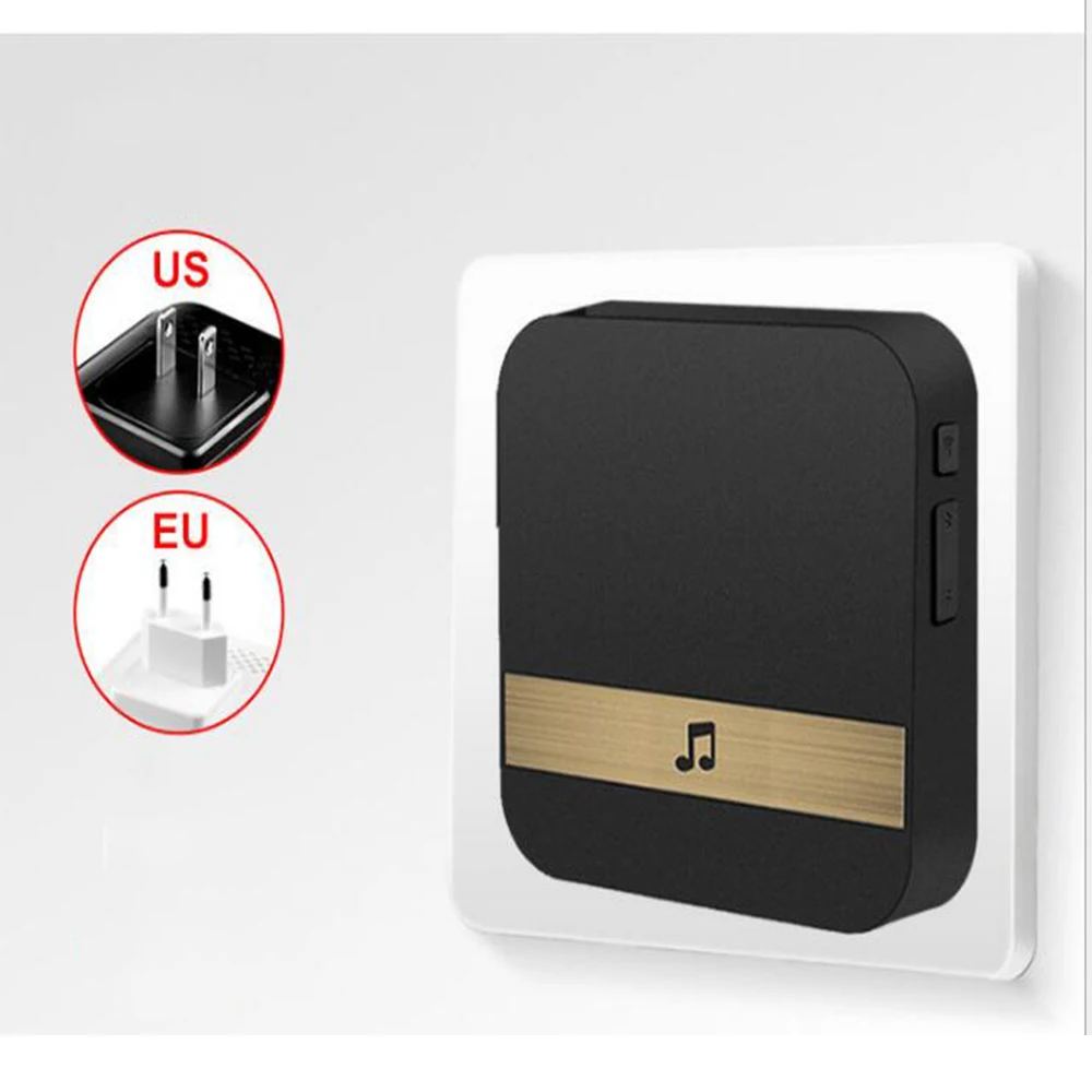 

Chime Doorbell Receiver Ding Dong AC 90V-250V 52 Chimes 110dB Wifi Video Doorbell Camera Consumption Indoor Bell 32G TF card