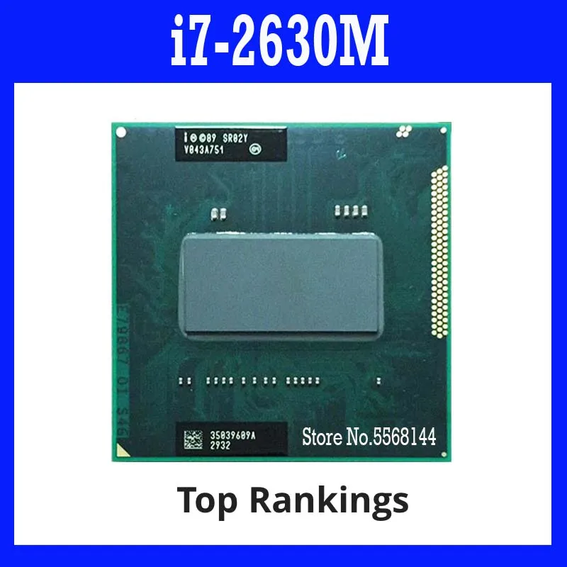 40% скидка i7-2630QM ЦП 2 ГГц 6 Мб разъем G2 мобильный ЦП процессор i7 2630QM SR02Y Бесплатная доставка