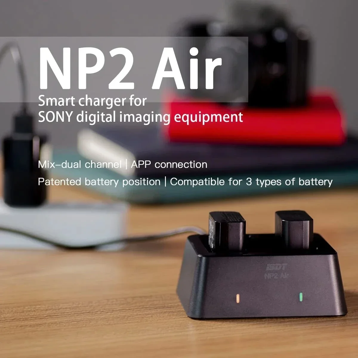 ISDT NP2 Air 25 Вт микс-Двухканальное зарядное устройство для цифрового оборудования