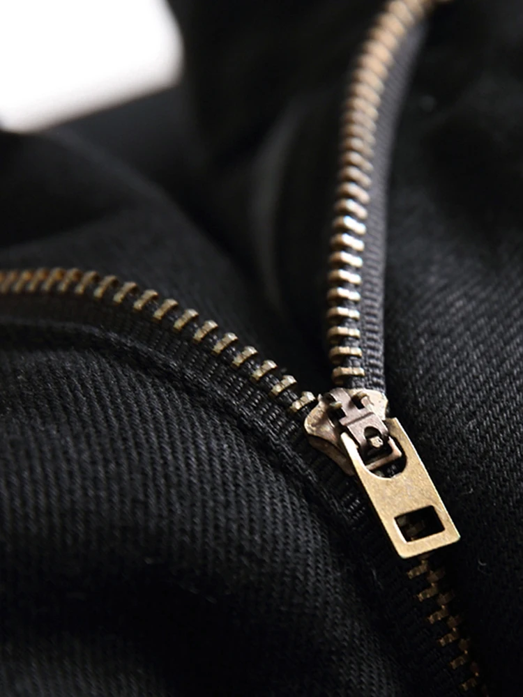 2023 New Retro Men High Street Designer Ripped Jeans Denim New Black Brand Hole Straight Trendy Classic High Quality Casual Pant