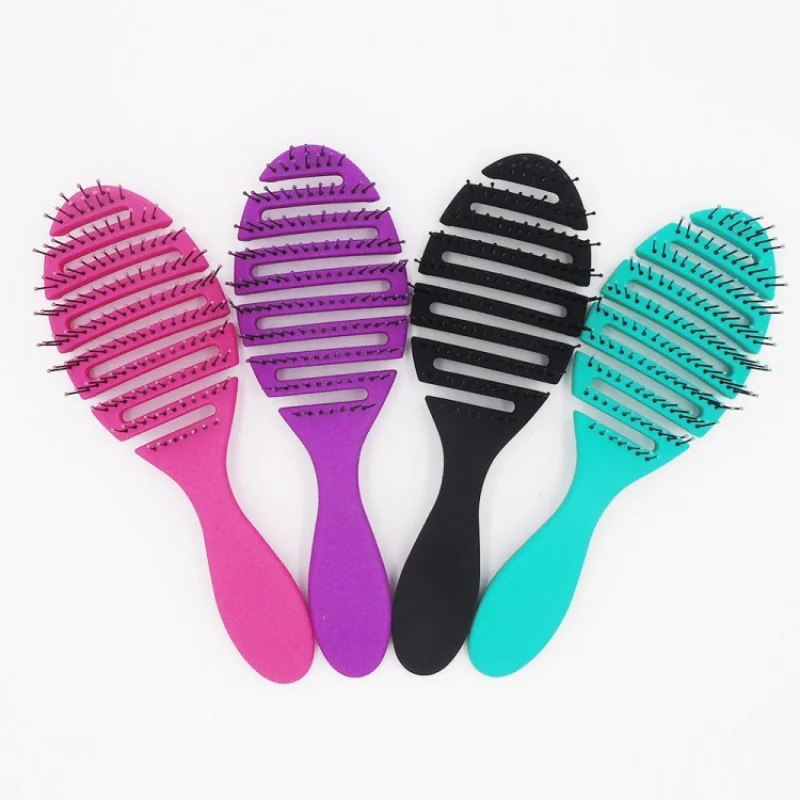 

1pc 4 Colors Hair Brushes Hair Combs For Women Detangling Hair Brush Wet Massage Comb Curly Hairdressing Salon Accessories
