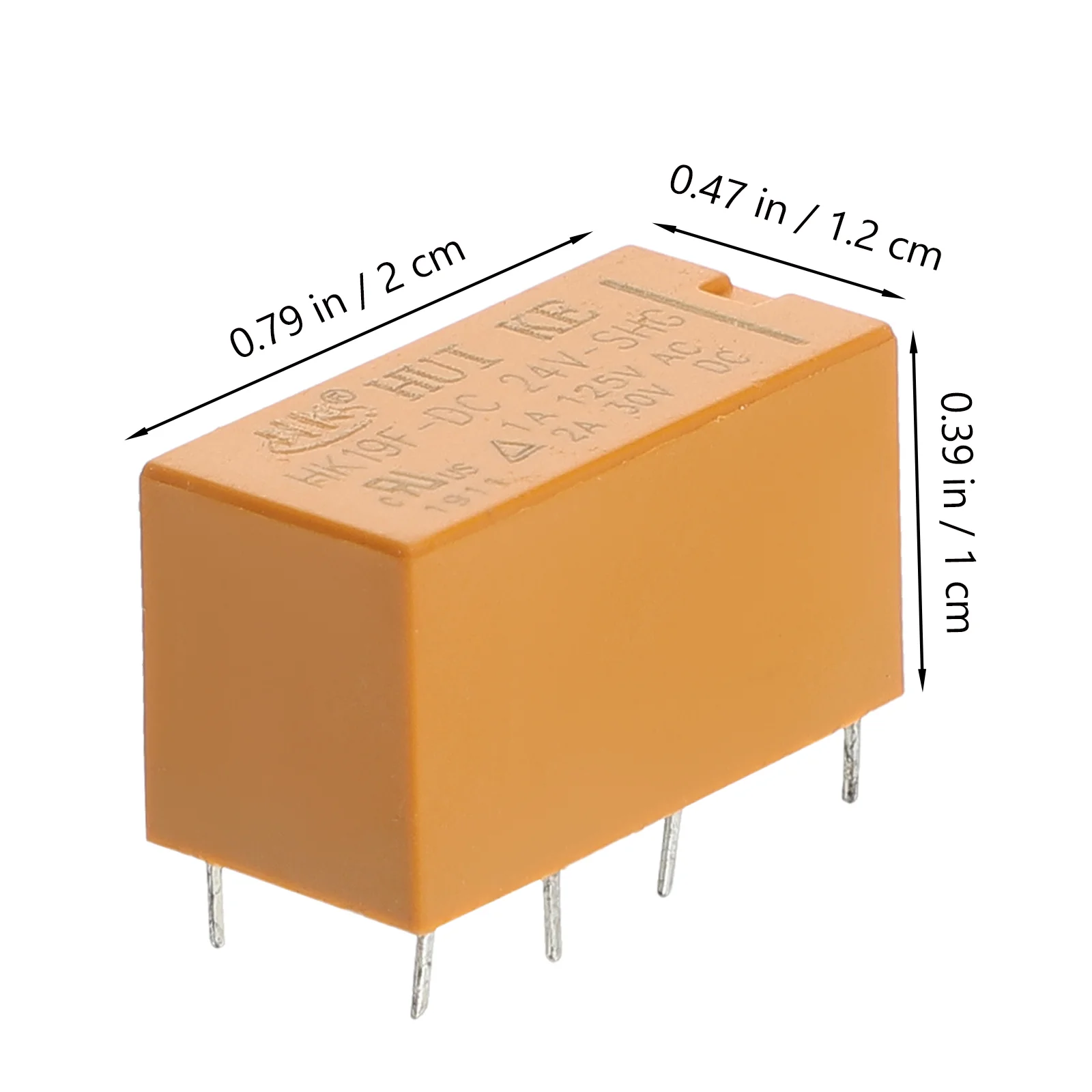 10 шт. 24 В реле напряжения DPDT модуль для замены электроники DIY с фиксацией