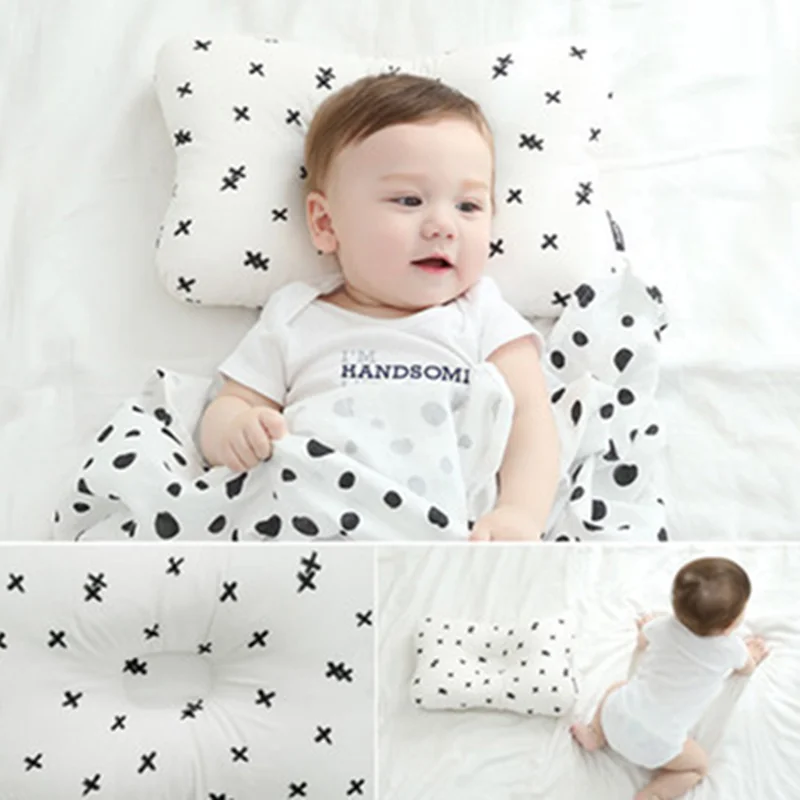 

Baby Infant Anti Roll Head Protection Sleep Positioner Support Pillow Cushion Prevent Flat Head Newborn Baby Shaping Pillows