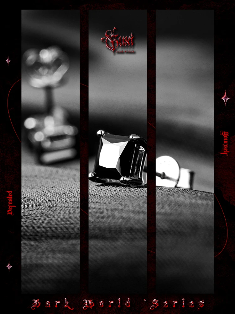 Guxi [Яркие] серьги-гвоздики с муассанитом и бриллиантами цвета D мужские серьги из