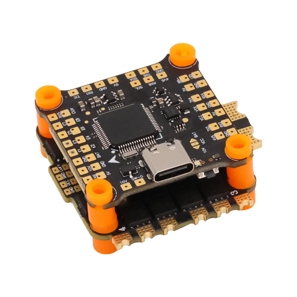 Фото 2026 Hakrc F7 F722 V2 SE Flytower 2-6S 65A X4 ESC 32 бит Бесщеточная скорость Iflight для Geprc Tmotor Frame Dr-ones Аксессуары №3