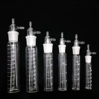 1pclot 10ml25ml50ml75ml125ml250ml275ml lab glass impact absorber bottle absorption tube gas sampler bottle